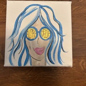 ADipi hand painted stylish canvas-brand new